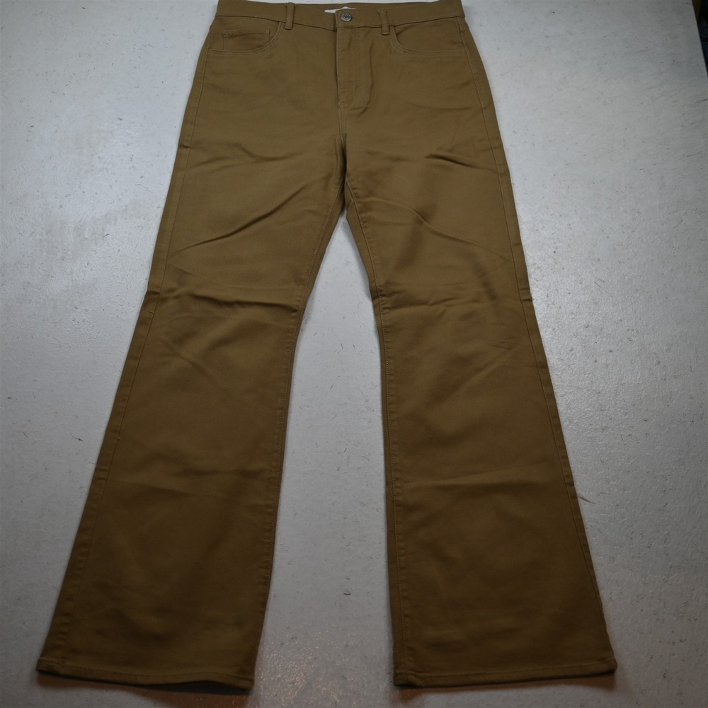 LOFT 28 / 6 High Rise Flare Khaki Stretch Womens Jeans